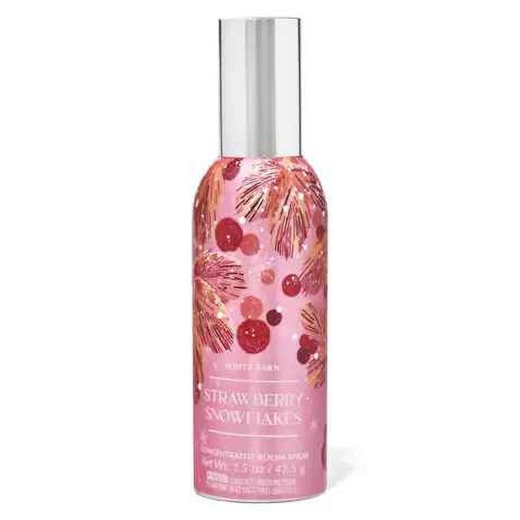 Bath and Body Works STRAWBERRY SNOWFLAKES Concentrated Room Spray 1.5 Ounce