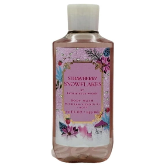 Bath and Body Works STRAWBERRY SNOWFLAKES Shower Gel 10fl/oz