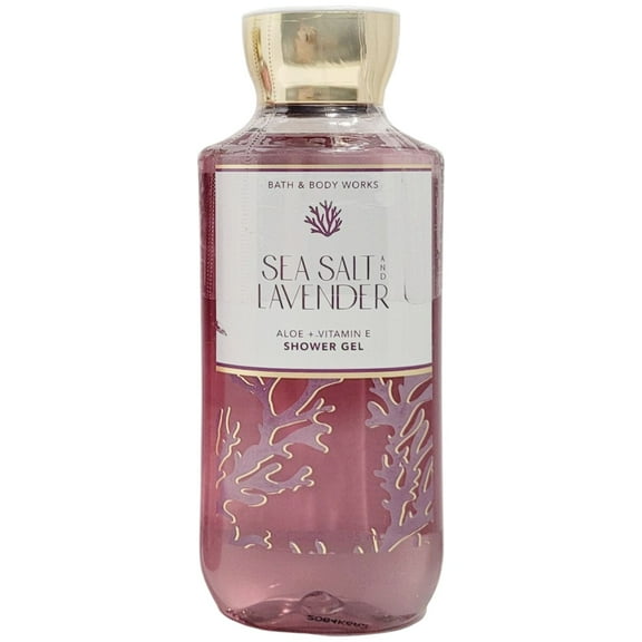 Bath and Body Works Sea Salt and Lavender Shower Gel (10 FL OZ / 295 ml)