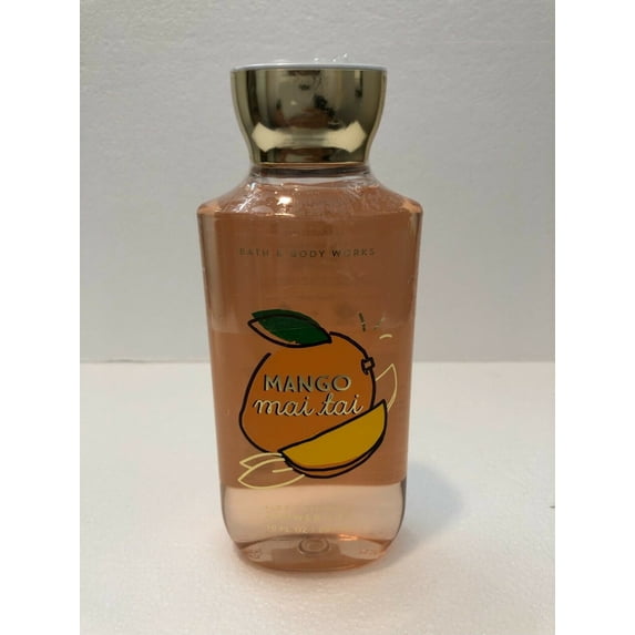 Bath and Body Works Shower Gel Body Wash 10 oz Shower Gel Mango Mai Tai