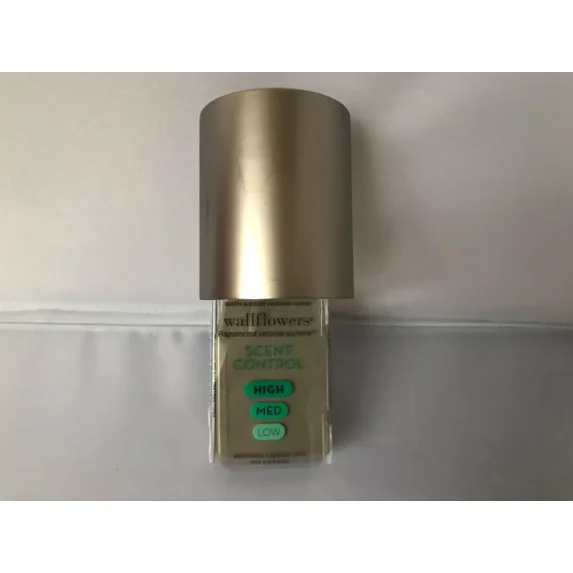 Bath and Body Works Silver Metallic Wallflowers Scent Control Fragrance Plug