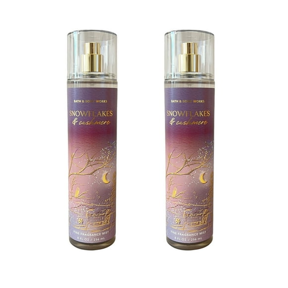 Bath and Body Works Snowflakes & Cashmere Fragrance Mist Set Packaging May Vary
