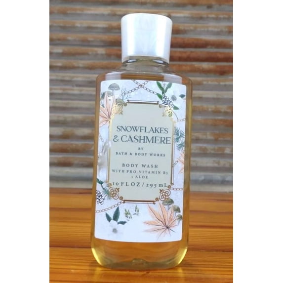Bath and Body Works Snowflakes and Cashmere Body Wash 10 Fl Oz