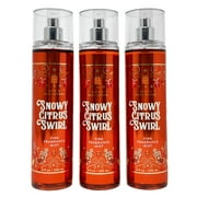 Bath and Body Works Snowy Citrus Swirl Gift Set Trio - Includes Fine Fragrance Mist - Full Size