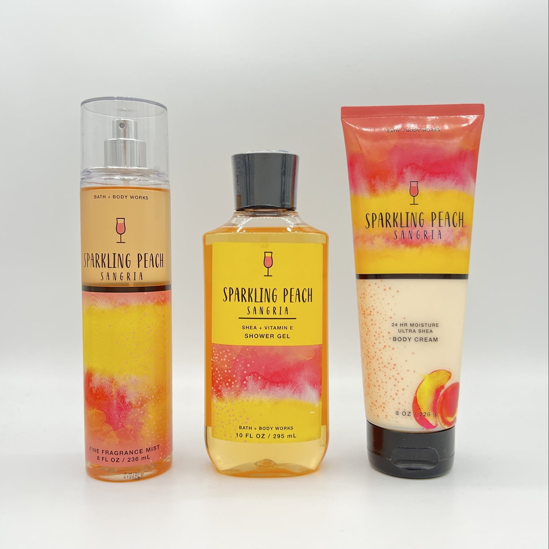 Bath and Body Works Sparkling Peach Sangria Fine Fragrance Mist, Shower