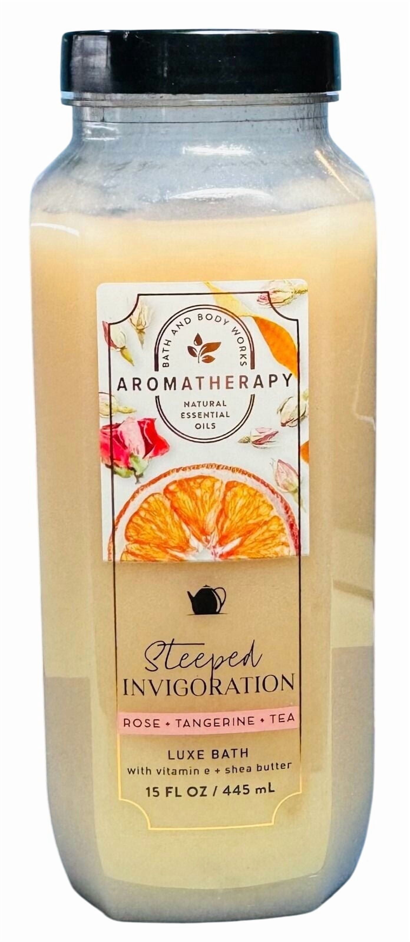 Bath and Body Works Steeped Invigoration Rose + Tangerine + Tea Luxe Bath (15 FL OZ / 445 mL)