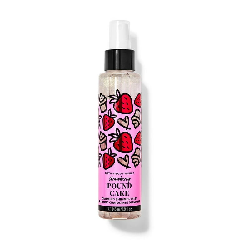 Bath and Body Works Strawberry Pound Cake Diamond Shimmer Mist