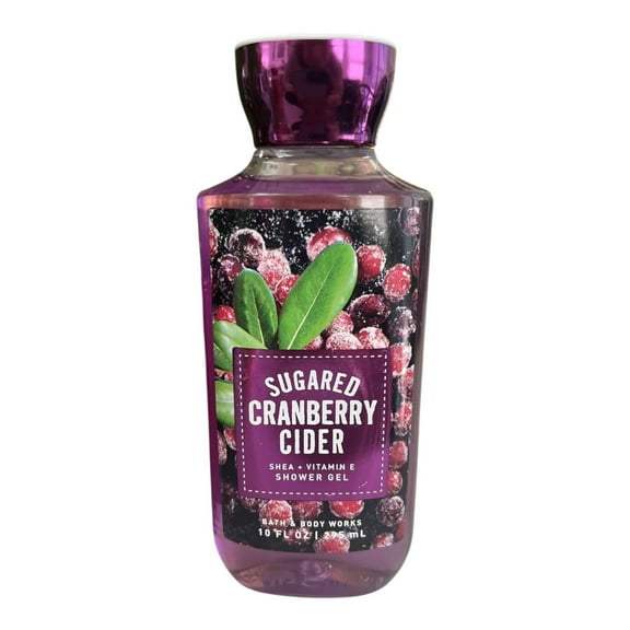 Bath and Body Works Sugared Cranberry Cider Shower Gel with Shea + Vitamin E (10 FL OZ / 295 mL)