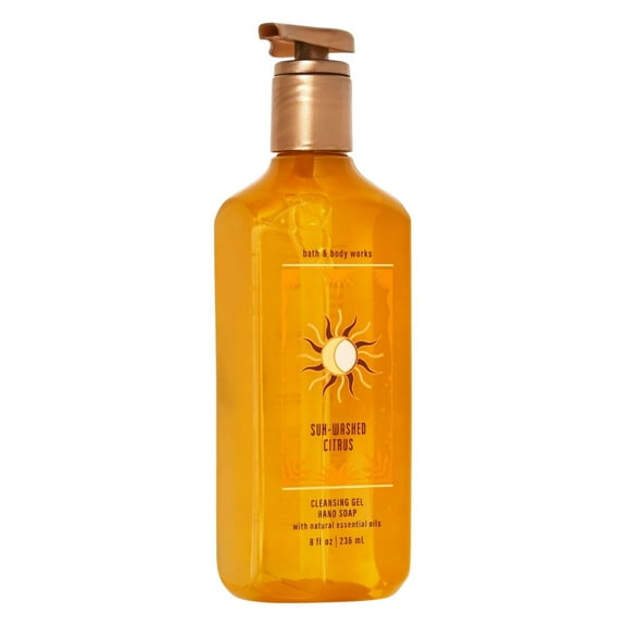 Bath and Body Works Sun-Washed Citrus Cleansing Getl Hand Soap with Natural Essential Oils (8 fl oz / 236 mL)