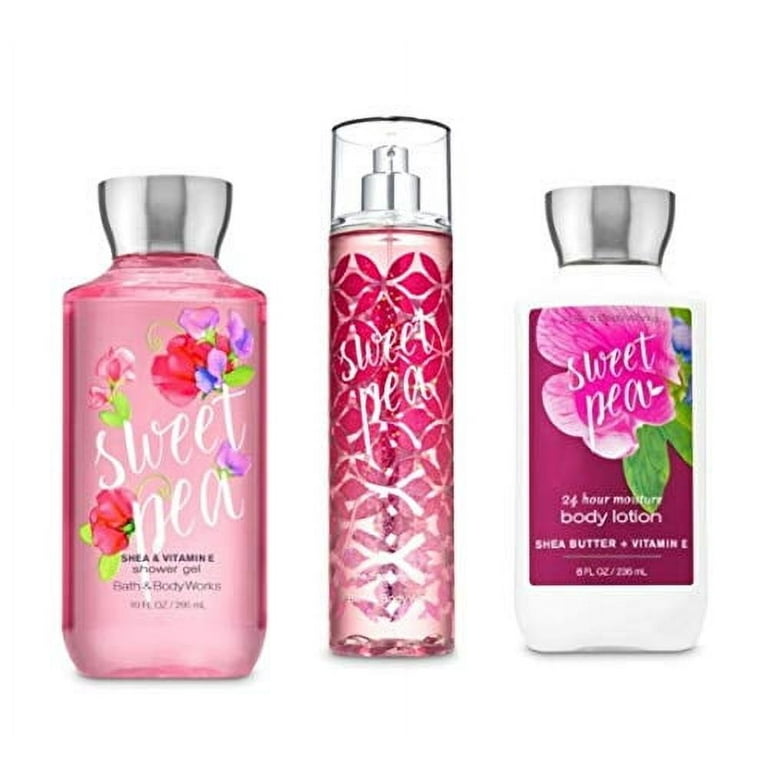 Bath & Body Works sweet pea スイートピー　3点セット Bath & Body Works Sweet Pea Full Size 3-Piece Body Care