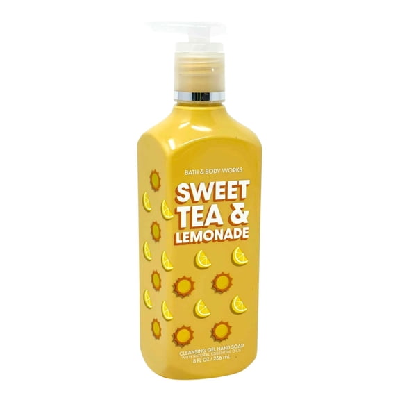 Bath and Body Works Sweet Tea & Lemonade Cleansing Gel Hand Soap 8 fl oz / 236 mL