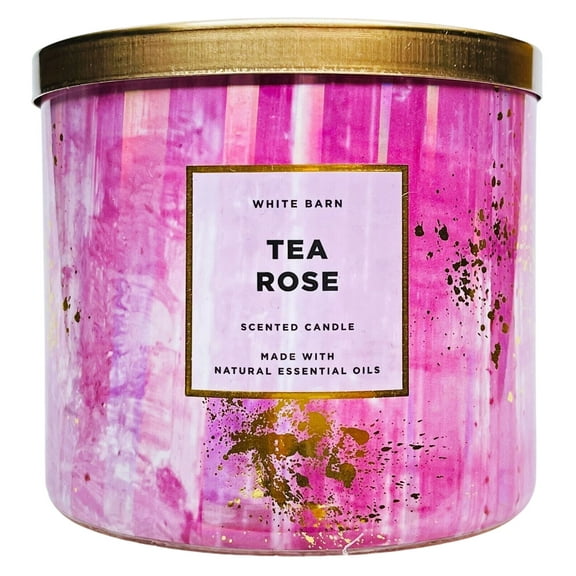 Bath and Body Works Tea Rose 3-Wicked Scented Candle (14.5 oz / 411 g)