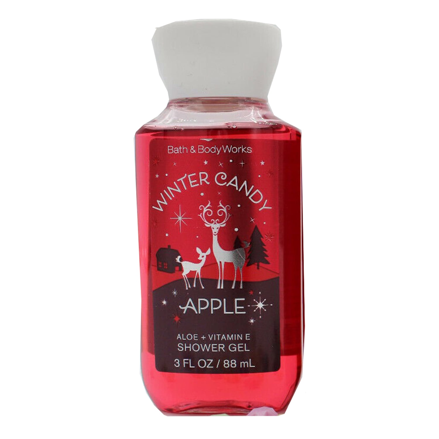 Bath and Body Works Travel Size-Winter Candy Apple Shower Gel 3 fl/oz
