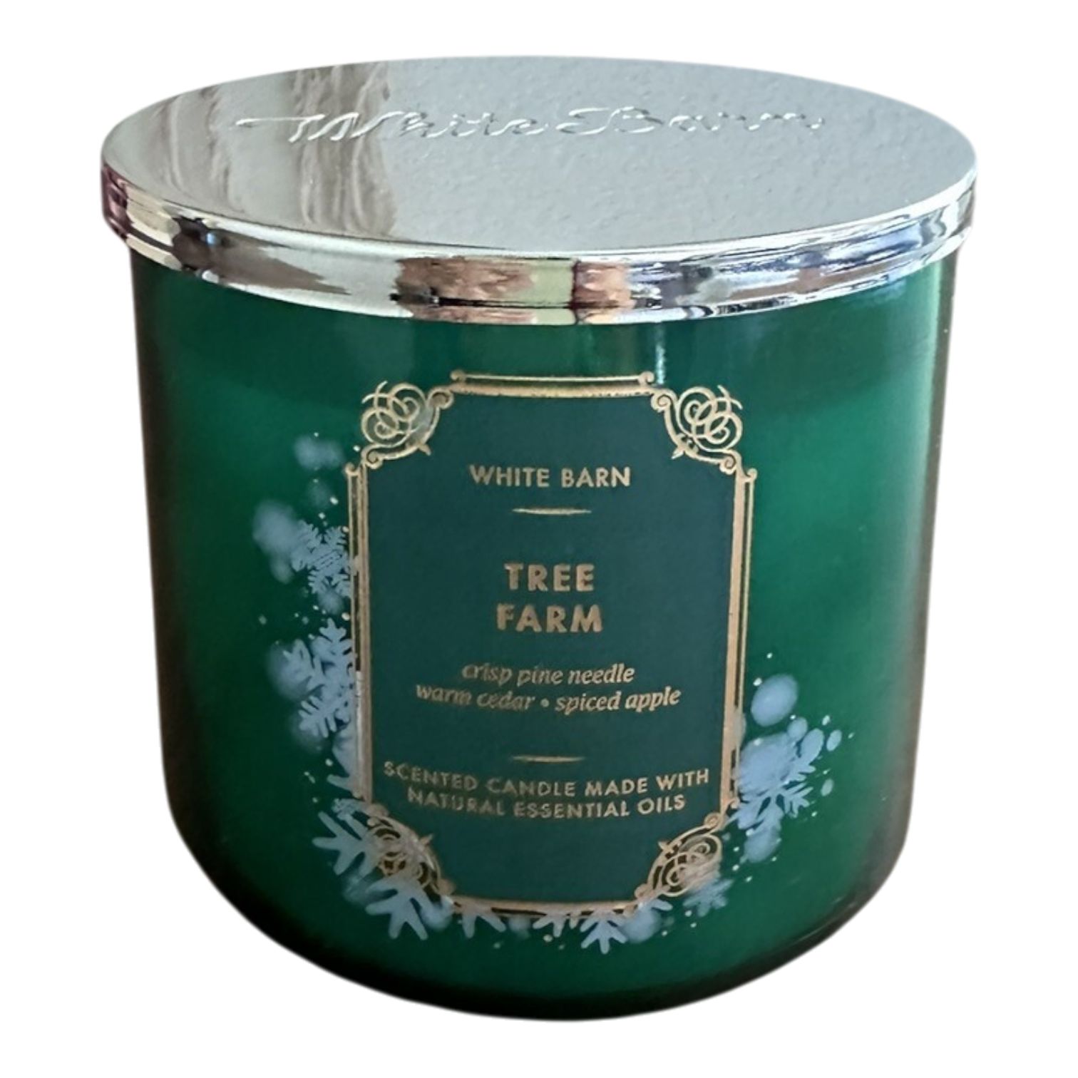 white barn party dress candle Bath and Body Works Spring Clothesline White Barn Scented Candle with Natural Essential Oils (14.5 oz / 411 g)