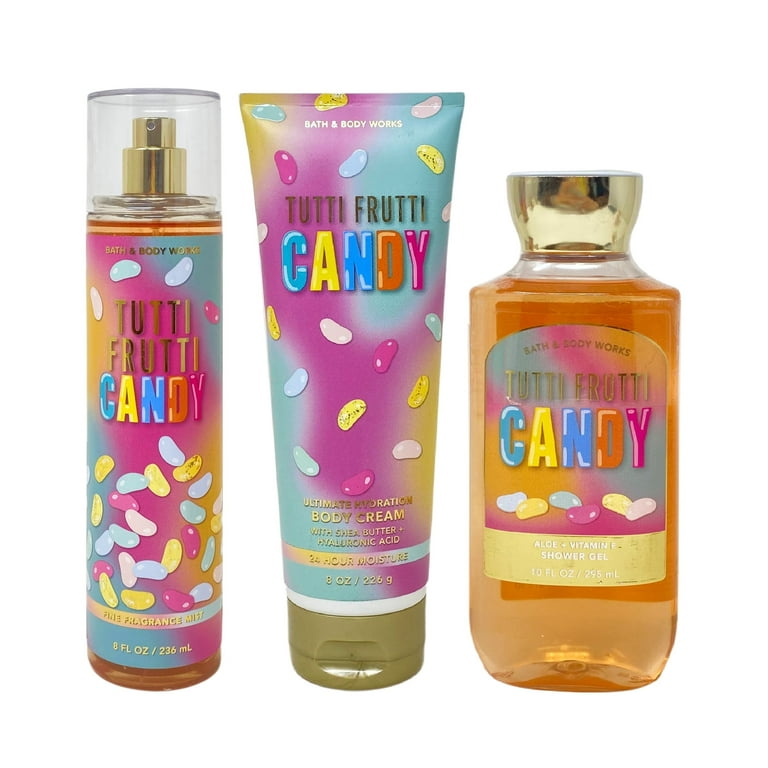 Bath and Body Works Tutti Frutti Candy 3 Piece Gift Set