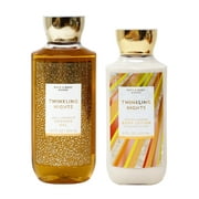 Bath and Body Works Twinkling Nights Body Lotion and Shower Gel Set - Full Size