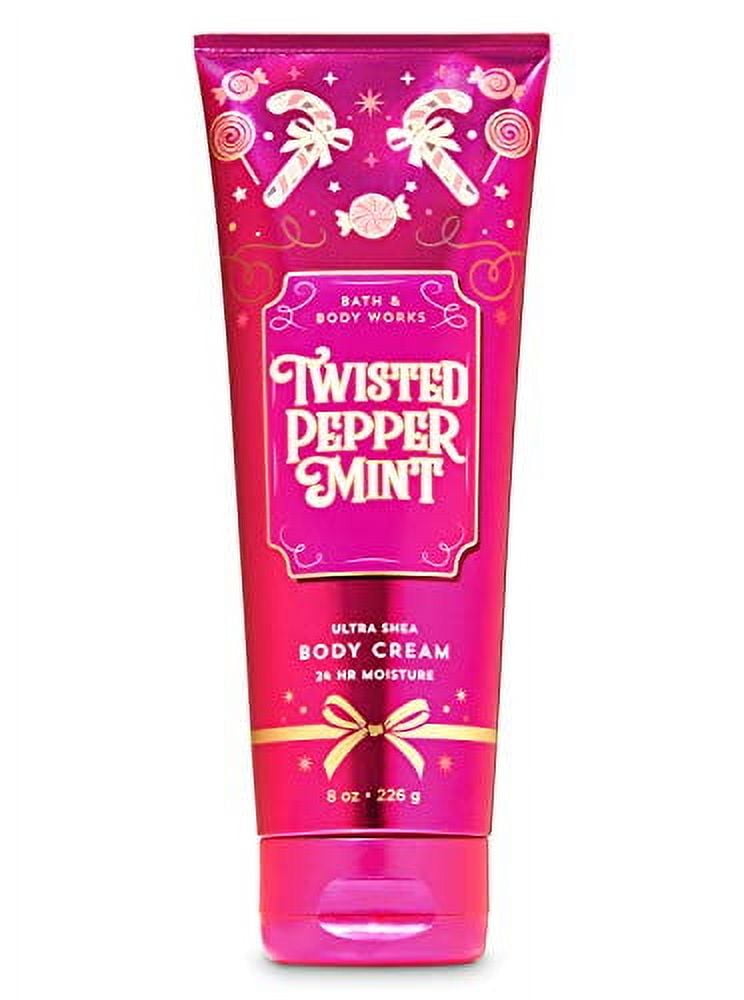 Bath & Body Works Twisted Peppermint Ultra Shea Body Cream, 8 Oz