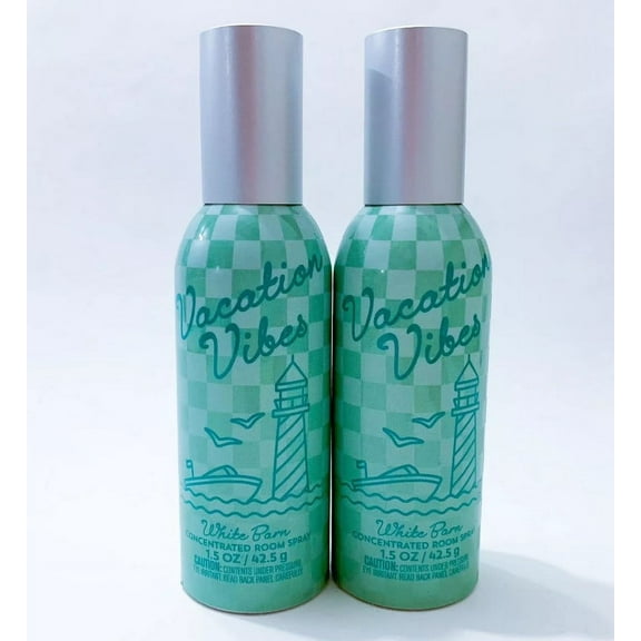 Bath and Body Works Vacation Vibes Concentrated Room Spray 1.5 Oz, 2 Pack