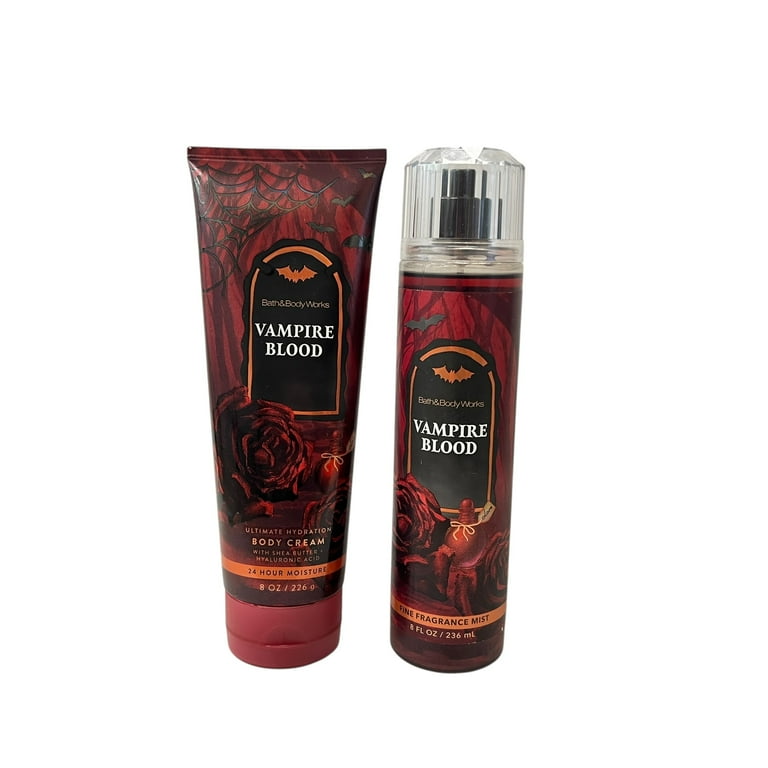 Bath and Body Works Vampire Blood Fragrance Mist & Body Cream Set