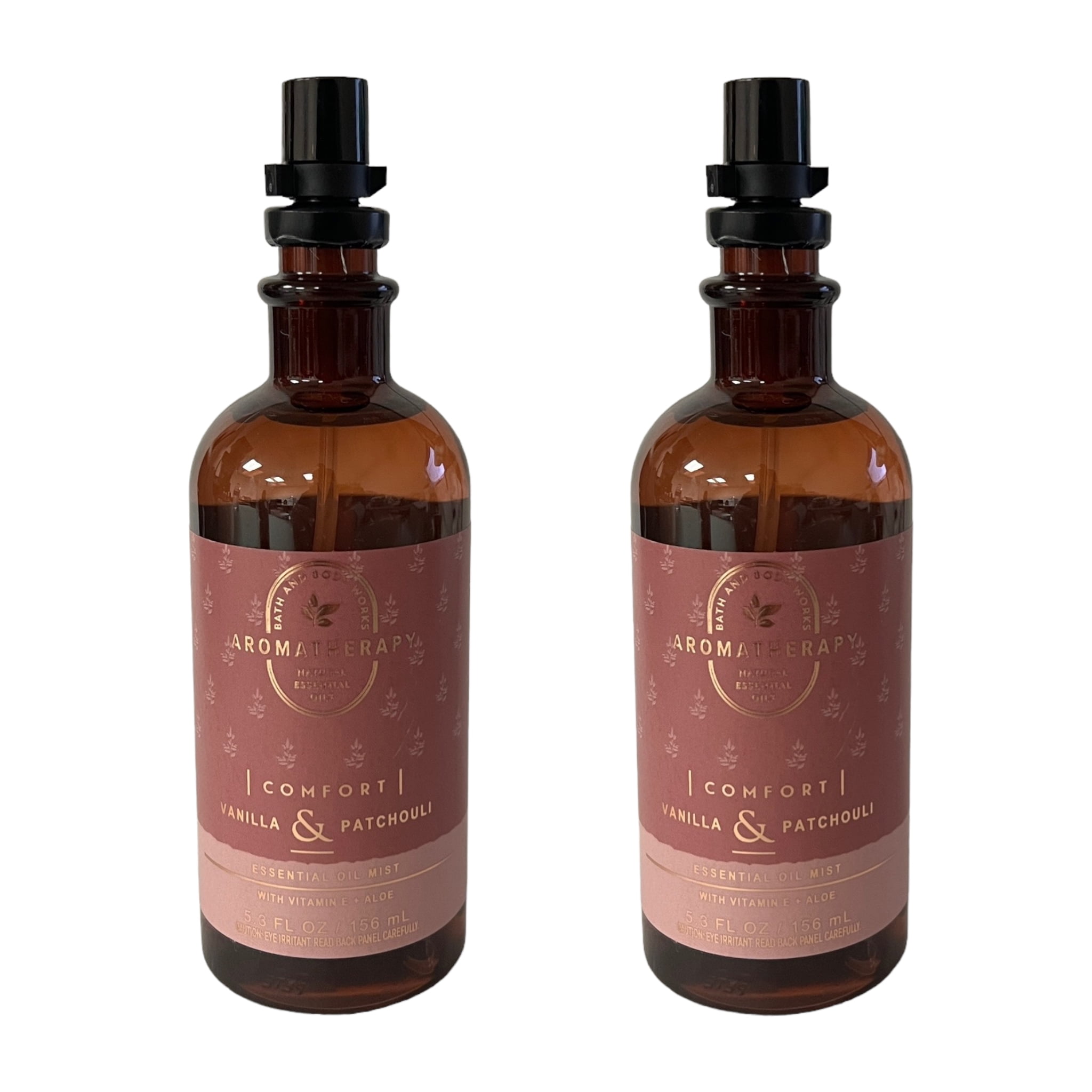 Bath and Body Works Vanilla & Patchouli Essential Oil Mist Set