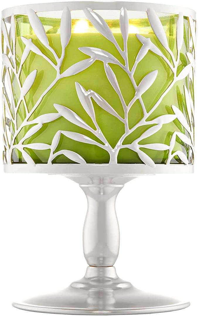 Bath and Body Works Vine Leaf Pedestal 3Wick Candle Holder