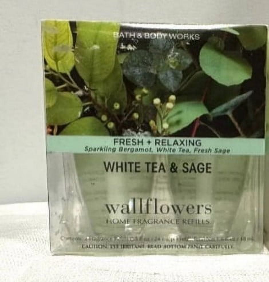 Bath and Body Works WHITE TEA & SAGE Wallflowers Fragrance Refill 0.8
