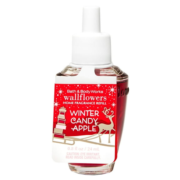 Bath and Body Works WINTER CANDY APPLE Wallflowers Fragrance Refill 0.8 Fluid Ounce