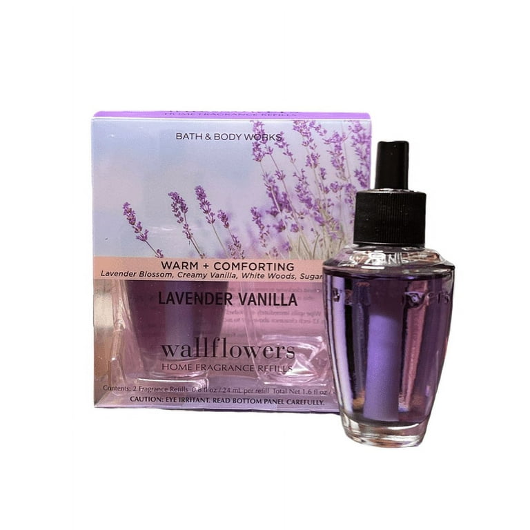 Bath & Body Works Lavender Vanilla Wallflowers Refill 2 Pack with
