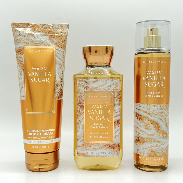 Bath and Body Works Warm Vanilla Sugar 8oz Body Cream, 10oz