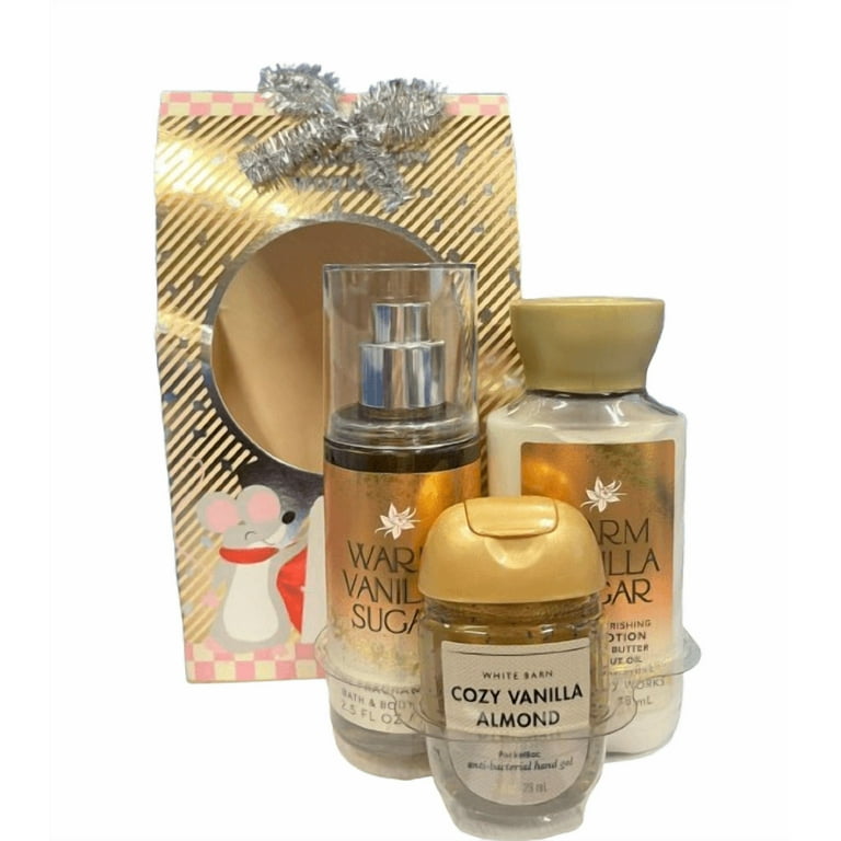 Bath and Body Works Warm Vanilla Sugar Gift Set Trio, Fragrance