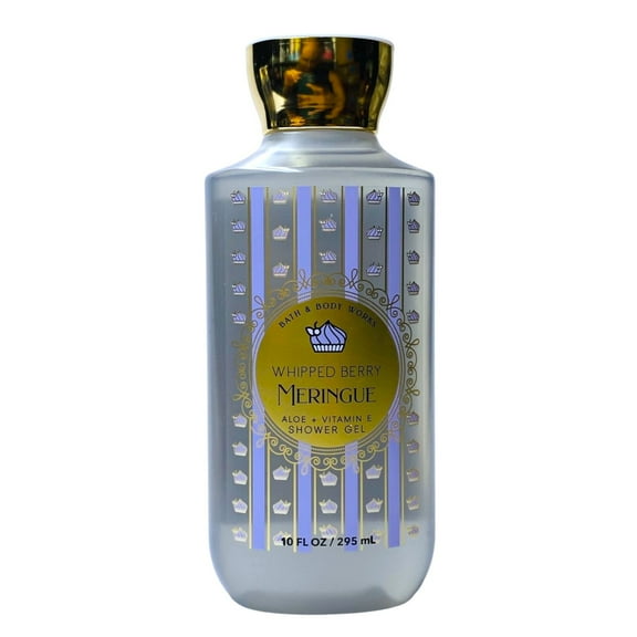 Bath and Body Works Whipped Berry Meringue Shower Gel with Aloe + Vitamin E (10 FL OZ / 295 mL)