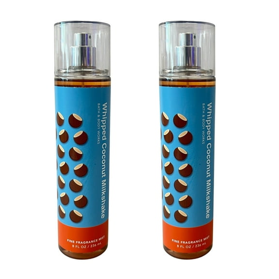 Bath and Body Works Whipped Coconut Milkshake Fragrance Mist Set 2 Pack