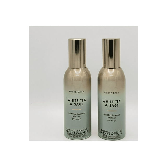 Bath and Body Works White Tea & Sage Perfume Scent Fragrance, Concentrated Room Mist Spray 1.5