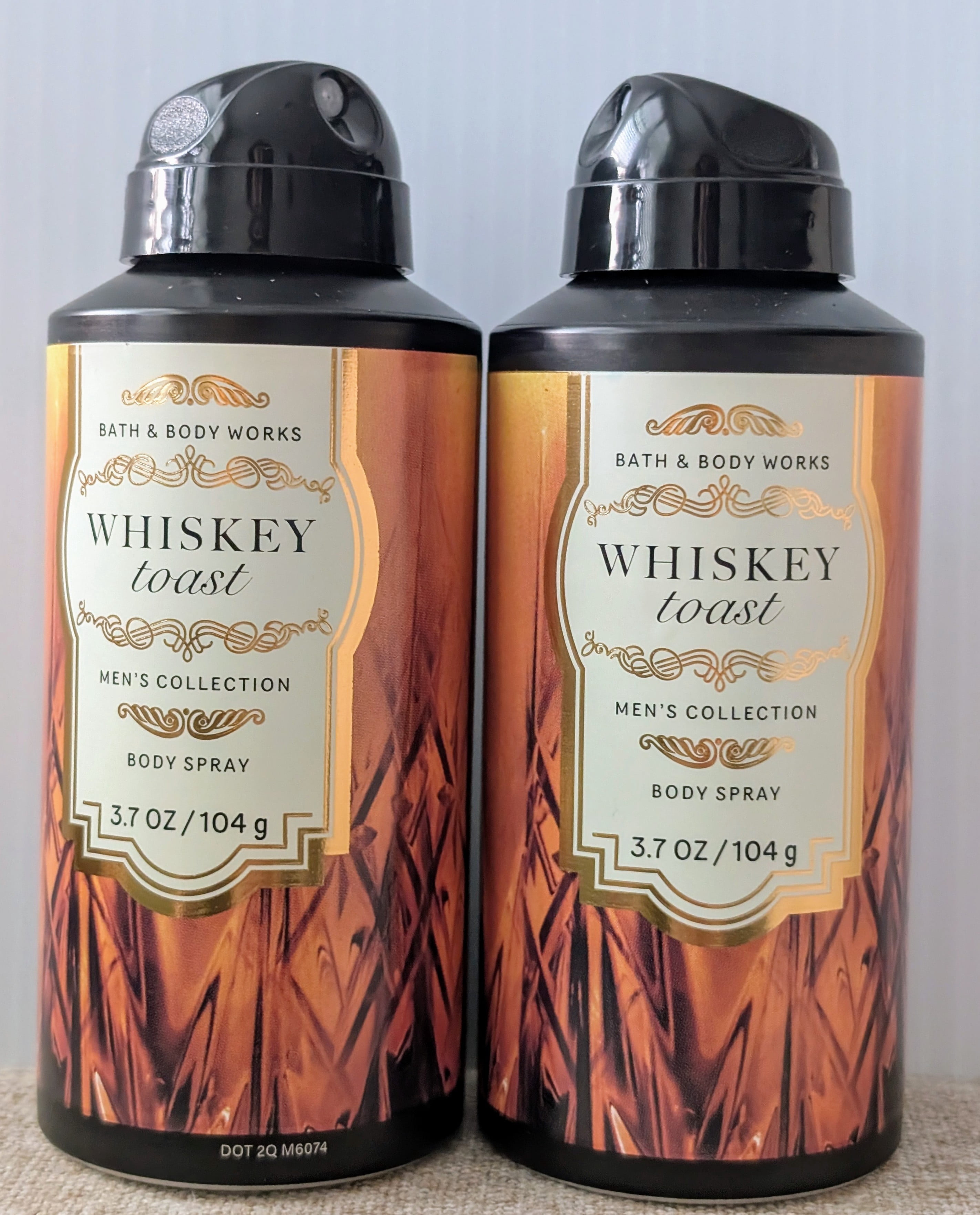 Bath and Body works WHISKEY TOAST Men Room Spray -3.7 Oz. - 2 PACK