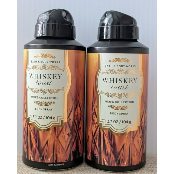 Bath and Body works WHISKEY TOAST Men Room Spray -3.7 Oz. - 2 PACK