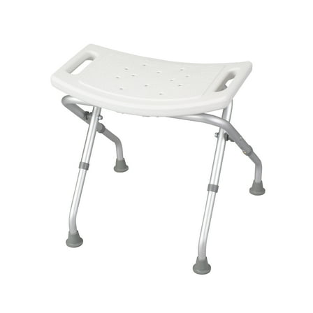 Bath bench w/o back, assembled, 1 ea
