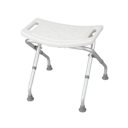 Bath bench w/o back, assembled, 1 ea