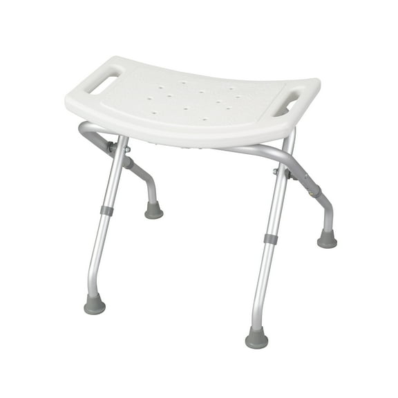 Bath bench w/o back, assembled, 1 ea