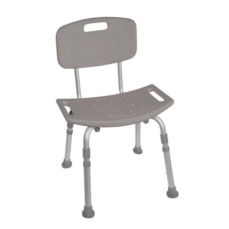 Bath bench with back, KD, 4 each