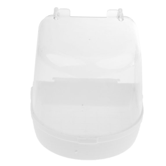 Bath for Caged Birds Cockatiel Bath Toy White