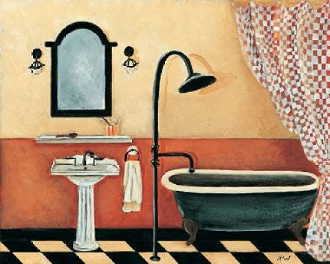 Bath time II Canvas Art - Hedy (24 x 30)