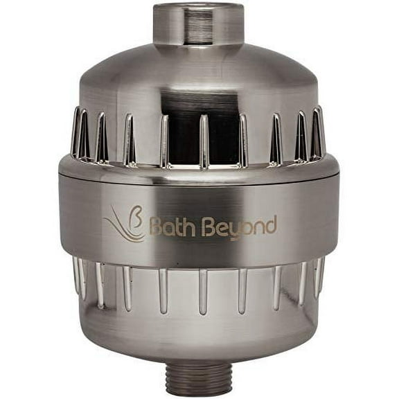 BathBeyond Shower Filter Vitamin C 15 Stage High Output Water Filter With cartridge for Hard Water - Shower Head Filter Removes Chlorine Fluoride and Improves The Condition of Your Skin, Hair