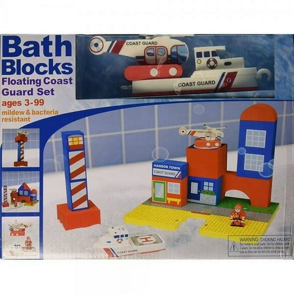 BathBlocks Floating Coast Guard Set