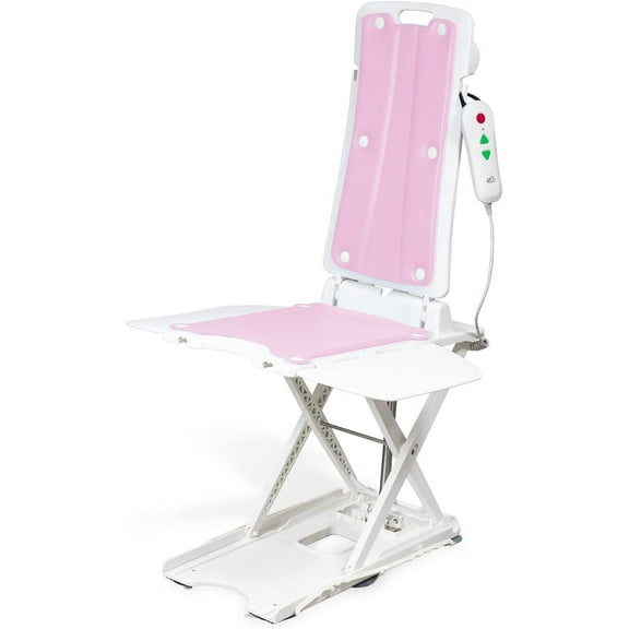 BathLyft a bath lift chair that reclines and raises and lowers you into the tub. Shower Safety Seating for Seniors & Disabled.