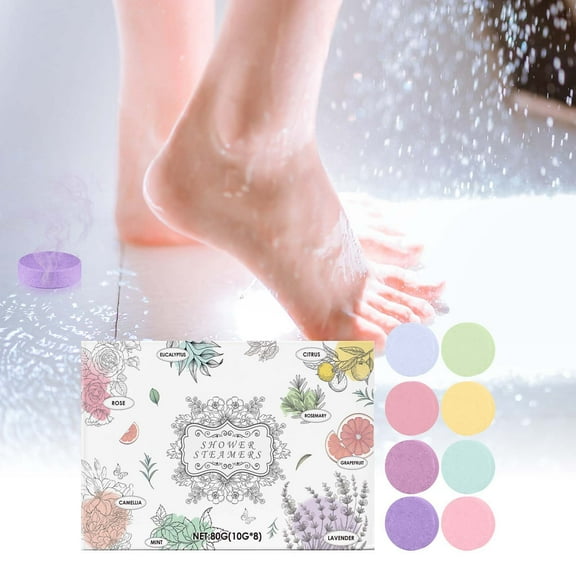 BathTablets Shower Spa Steamers • RelaxingTablets Box • Multiple Scents forUnwind