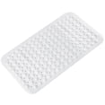 thumbnail image 1 of GPED BathTub Mat, Non-Slip Bath Mat, Machine Washable Shower Mat for Bathtub Floor Liner Mats with Suction Cups and Drain Holes, Clean and Soft on Feet, 27.6x15 Inch for Bathroom Floor, White, 1 of 6