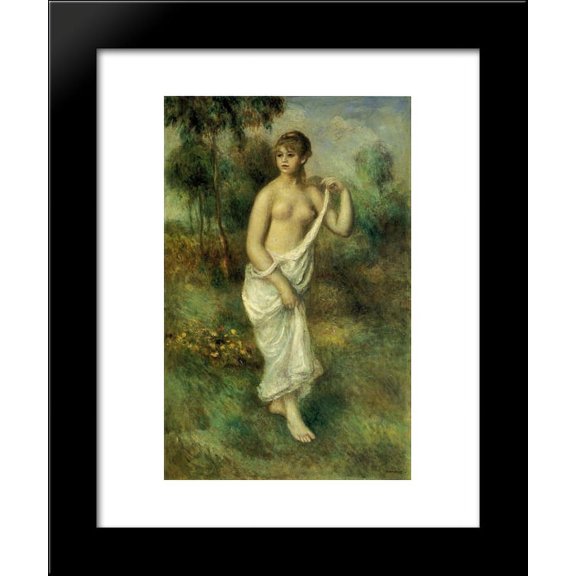 Bather 20x24 Framed Art Print by Renoir, Pierre Auguste