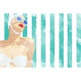 thumbnail image 1 of Bathing Beauty On Teal Towel by Jen Bucheli, 1 of 3