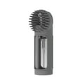 thumbnail image 1 of Bathing Brush For Cats Dogs Gentle Deshedding Massaging Grooming Tool With Ergonomic Handle Silicone Foam Shower Scrubber, 18cm, Grey, 1 of 8