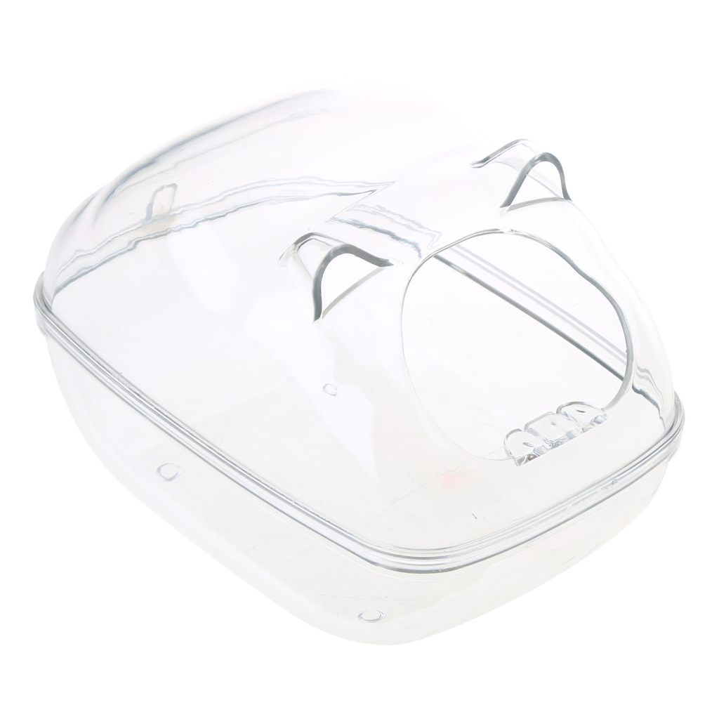 Bathing Sand Container for Hamsters Plastics Bathroom Transparent Box ...